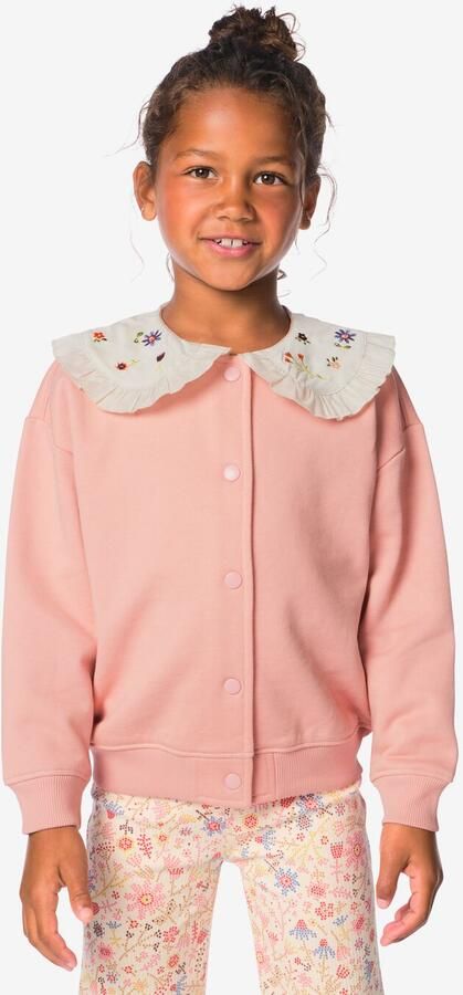HEMA Kindervest Bloemen Roze (roze)