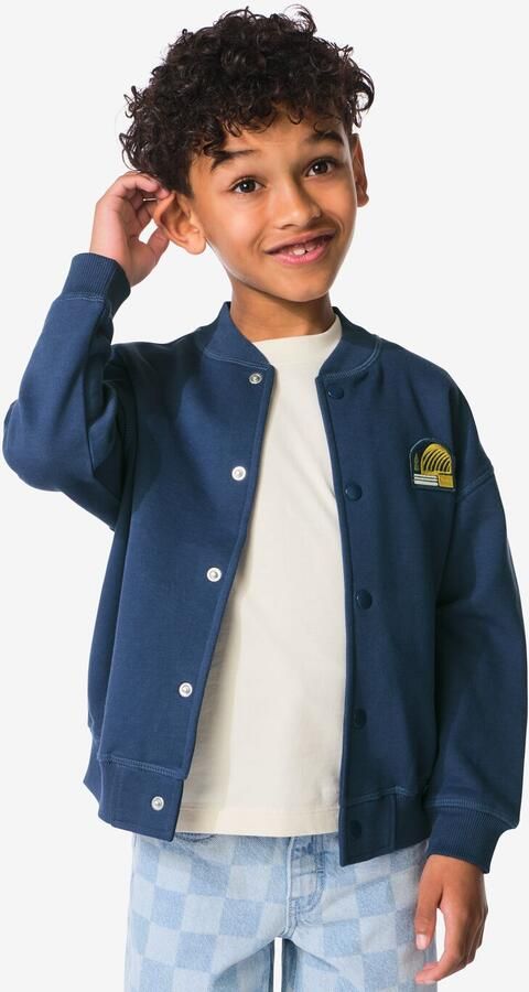 HEMA Kindervest Bomber Blauw (blauw)