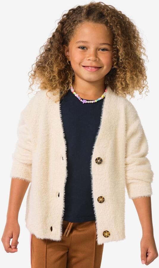 HEMA Kindervest Fluffy Ecru (ecru) - Foto 2