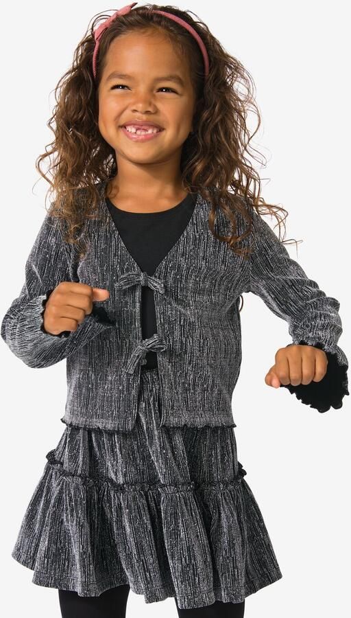 HEMA Kindervest Glitter Zwart (zwart) - Foto 2