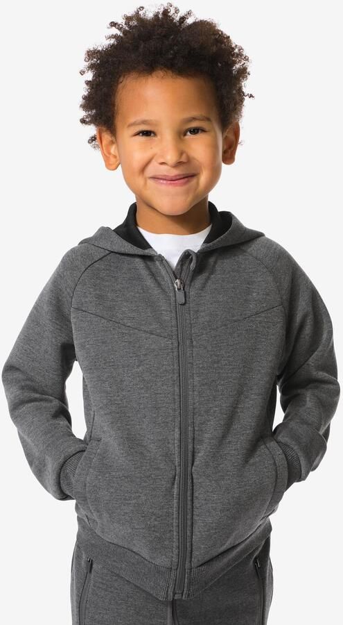 HEMA Kindervest Grijsmelange (grijsmelange) - Foto 2