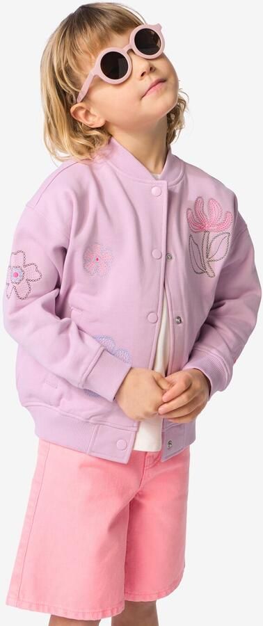 HEMA Kindervest Jersey Bloemen Ecru (ecru) - Foto 2
