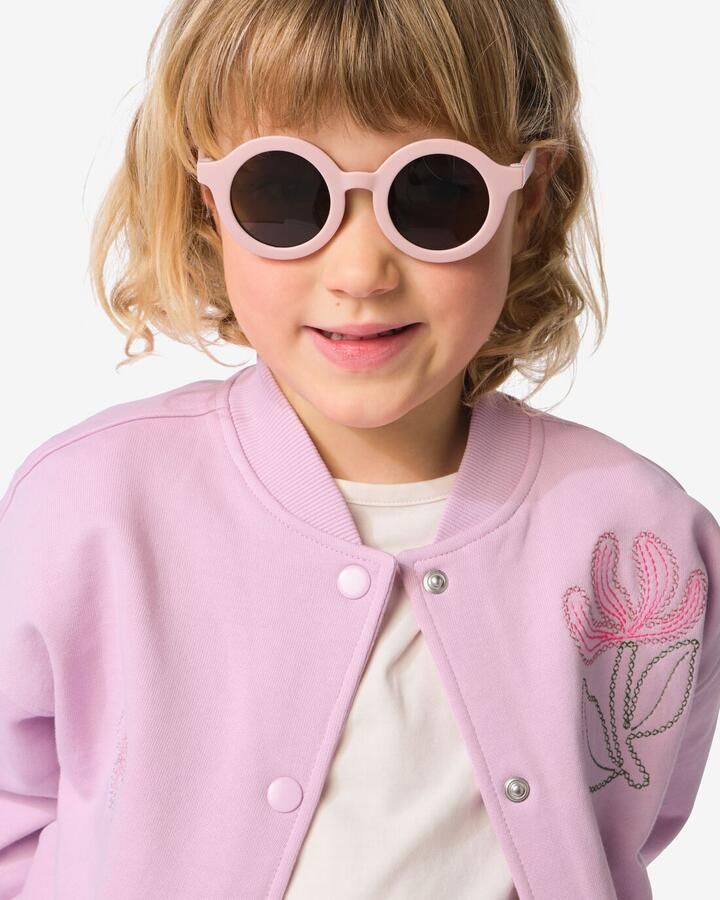 HEMA Kindervest Jersey Bloemen Ecru (ecru)