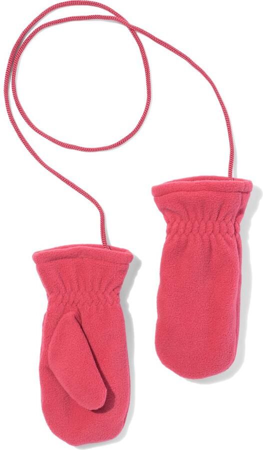 HEMA Kinderwanten Met Touchscreen Fleece Roze (roze) - Foto 2