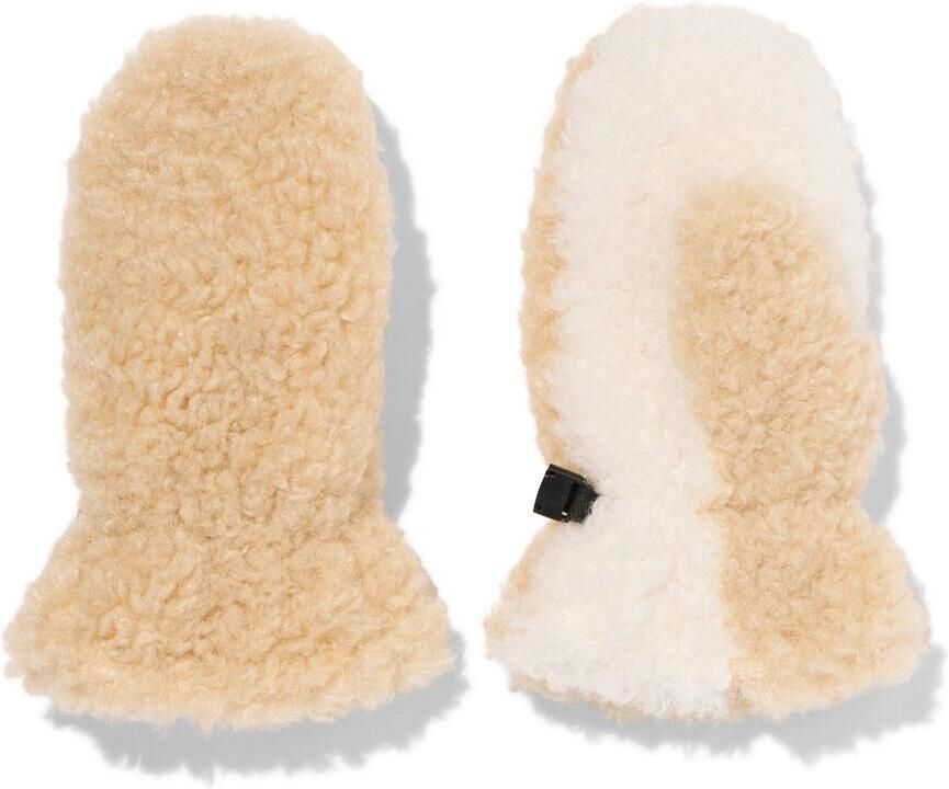 HEMA Kinderwanten Teddy Lichtbruin