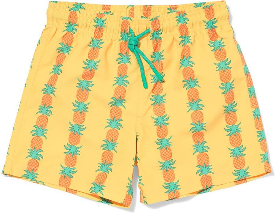 HEMA Kinderzwembroek Ananas Geel (geel)
