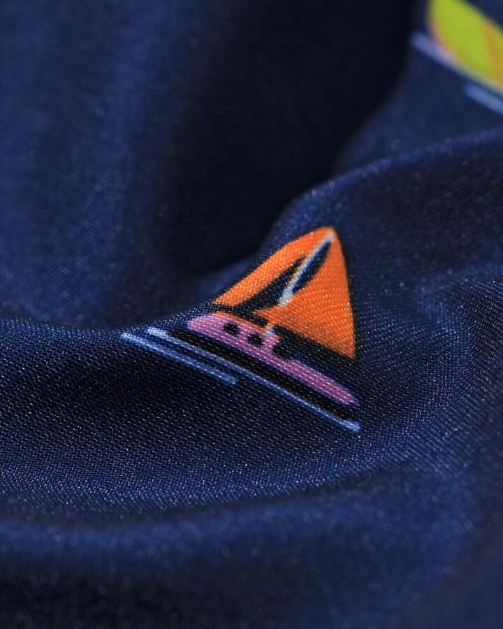 HEMA Kinderzwembroek Boten Donkerblauw (donkerblauw)