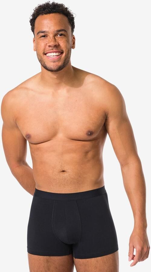 HEMA Korte Herenboxers 3 Stuks Zwart (zwart) - Foto 2