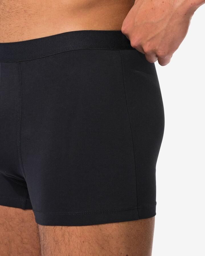 HEMA Korte Herenboxers 3 Stuks Zwart (zwart) - Foto 3