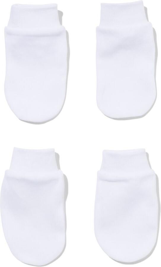HEMA Krabwantjes 2 Paar (wit)