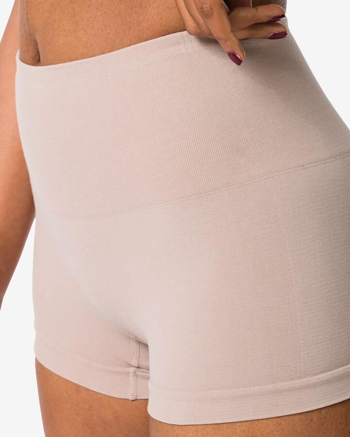 HEMA Licht Corrigerende Shortie Naadloos Katoen Beige (beige) - Foto 2
