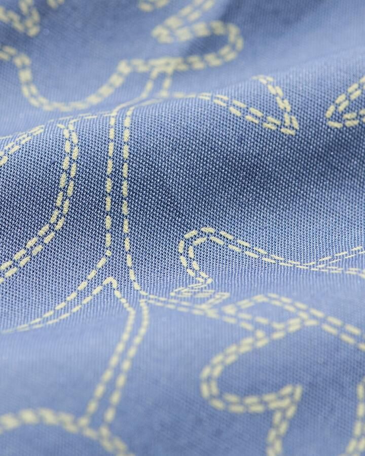 HEMA Losse Herenboxer Bloemen Middenblauw (middenblauw) - Foto 2