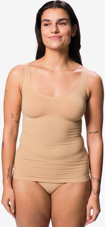 HEMA Medium Corrigerend Dameshemd Beige (beige)