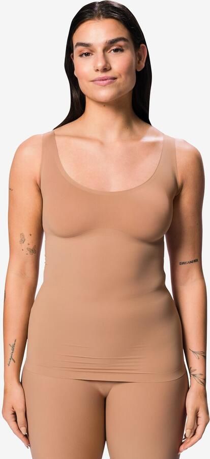 HEMA Medium Corrigerend Dameshemd Second Skin Lichtbruin (lichtbruin)