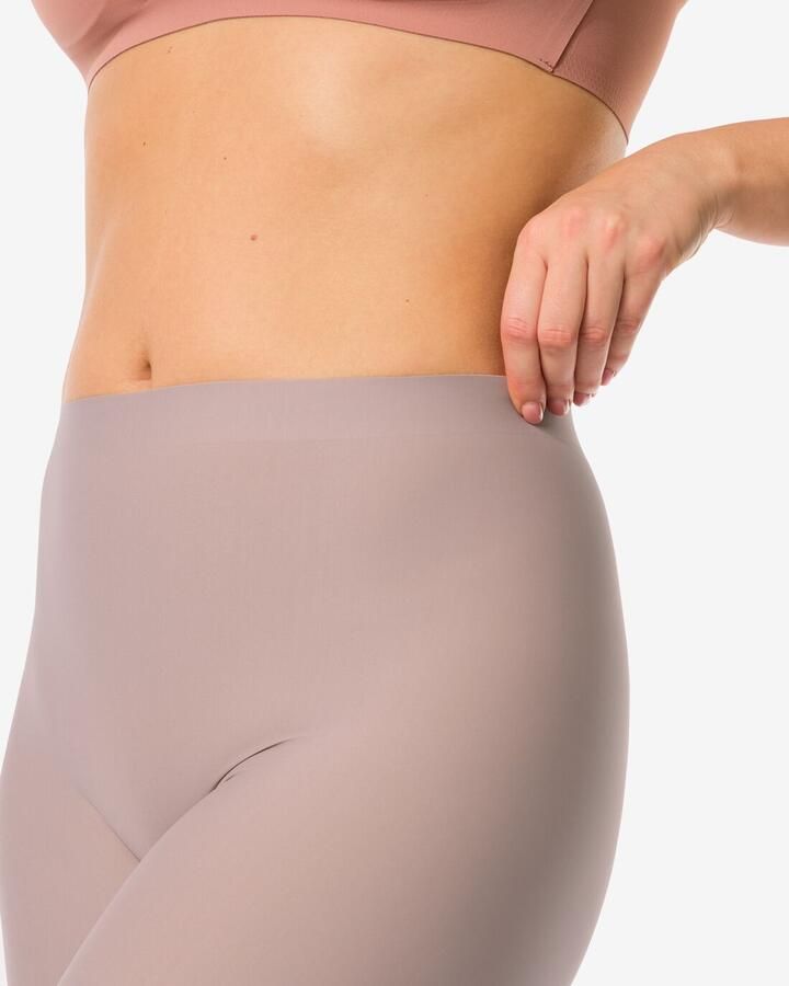 HEMA Medium Corrigerende Biker Hoge Taille Beige (beige) - Foto 4