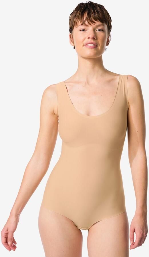 HEMA Medium Corrigerende Damesbody Second Skin Beige (beige)