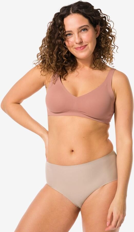 HEMA Medium Corrigerende Slip Hoge Taille Beige (beige) - Foto 2