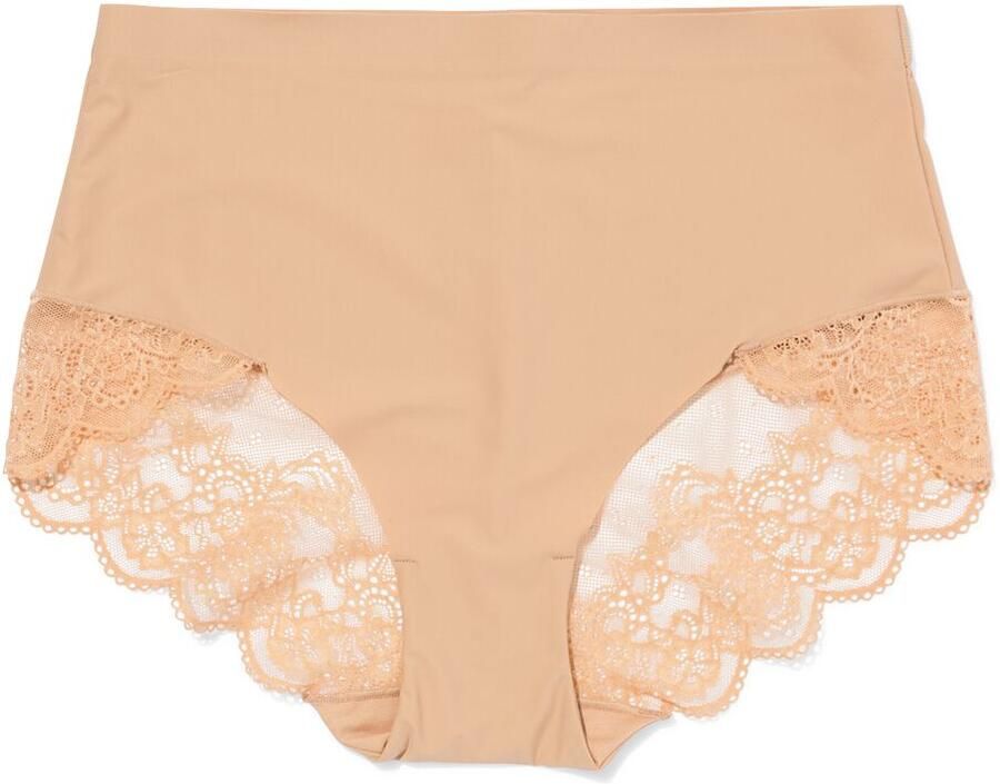 HEMA Medium Corrigerende Slip Hoge Taille Met Kant Beige (beige) - Foto 2