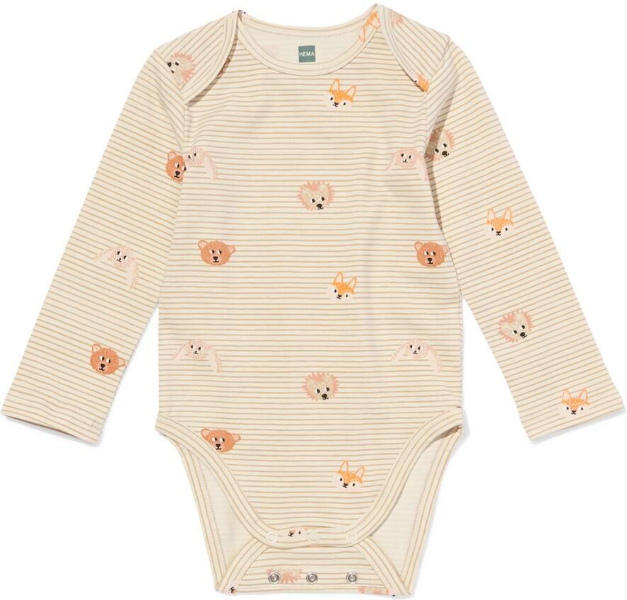 HEMA Meegroeiromper Dieren Naturel