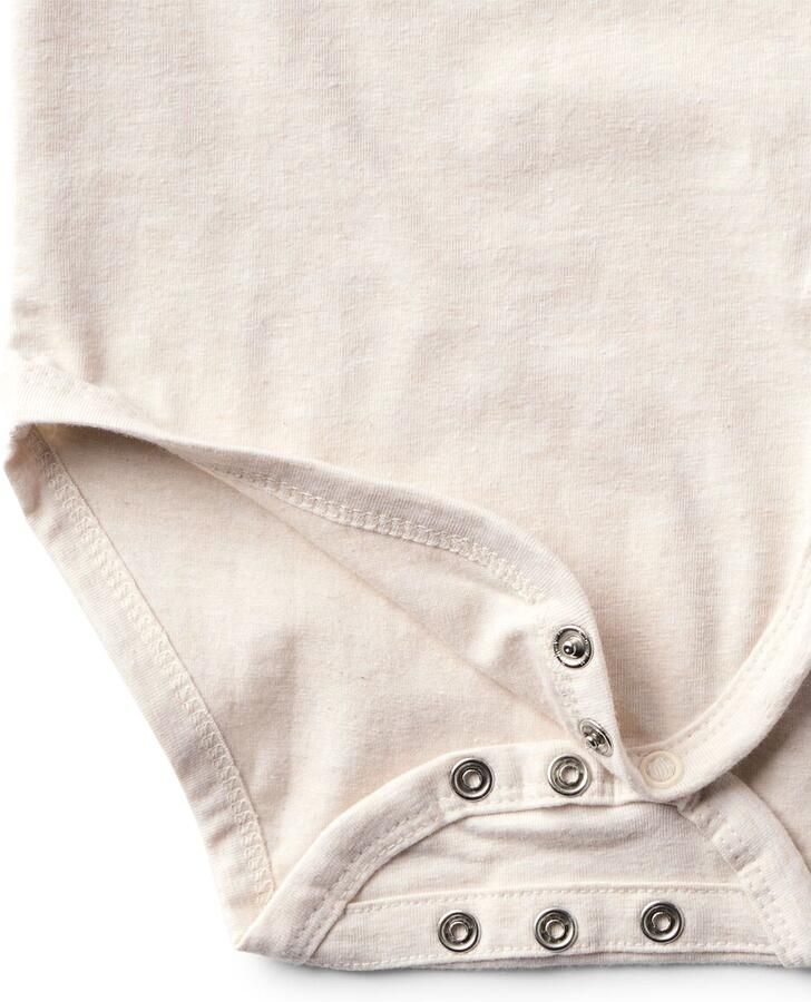 HEMA Meegroeirompers 2 Stuks Beige - Foto 2