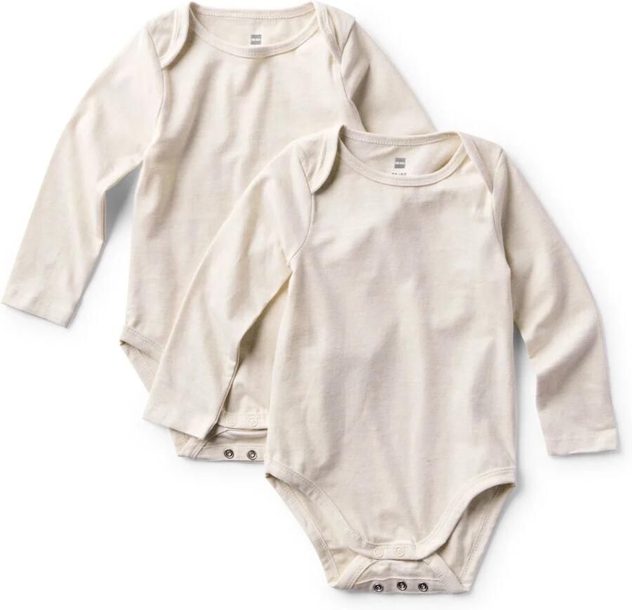 HEMA Meegroeirompers 2 Stuks Beige