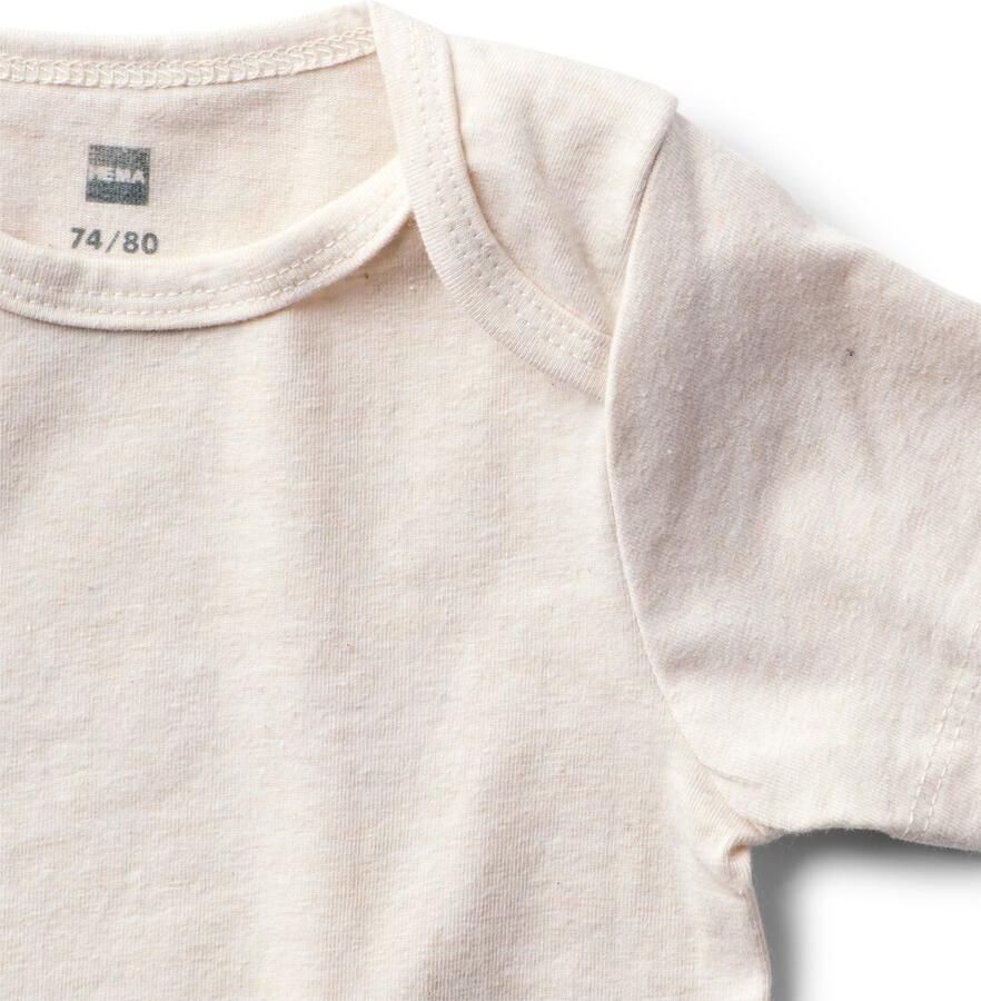 HEMA Meegroeirompers 2 Stuks Beige - Foto 2