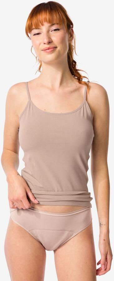 HEMA Menstruatieslip Katoen Hoge Absorptie Beige (beige) - Foto 2