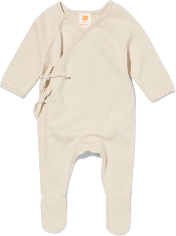 HEMA Newborn Boxpakje Met Overslag Ecru (ecru) - Foto 2