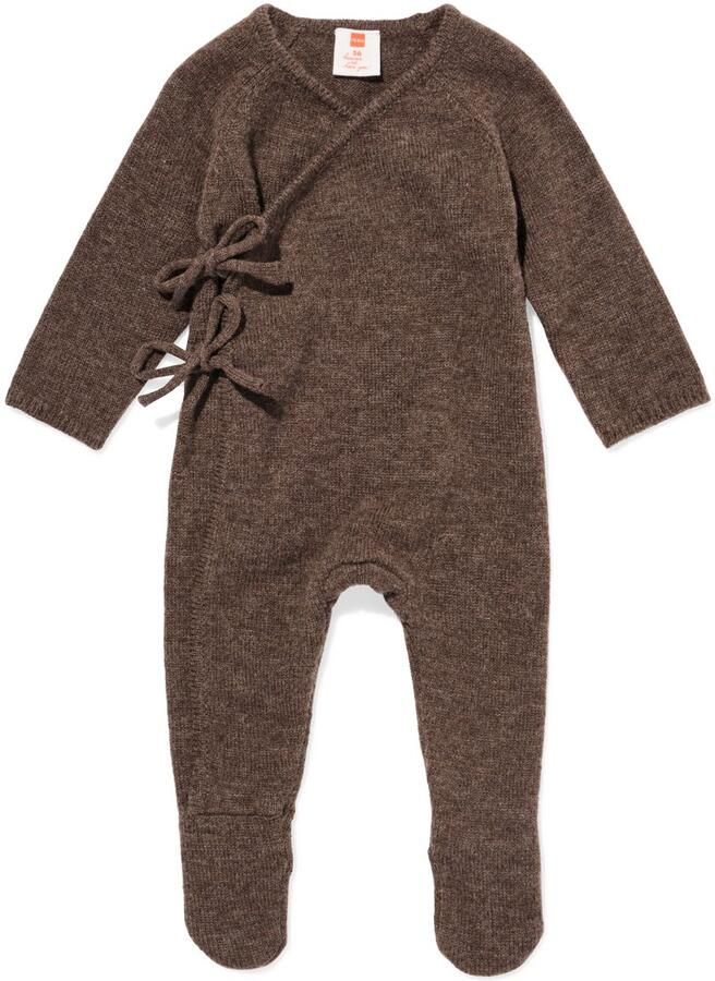 HEMA Newborn Boxpakje Merinowol Donkerbruin (donkerbruin)