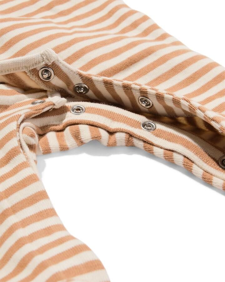 HEMA Newborn Boxpakje Strepen Bruin (bruin)