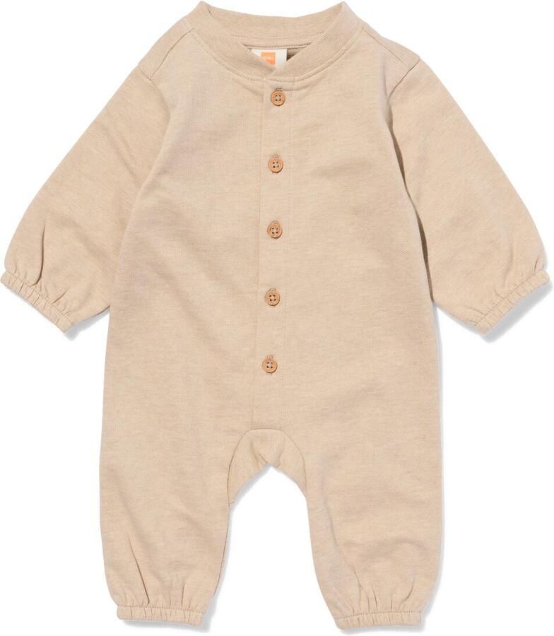 HEMA Newborn Boxpakje Sweatstof Zand (zand)