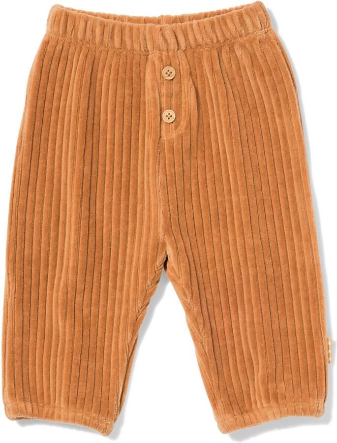 HEMA Newborn Broek Rib Velours Bruin (bruin) - Foto 2