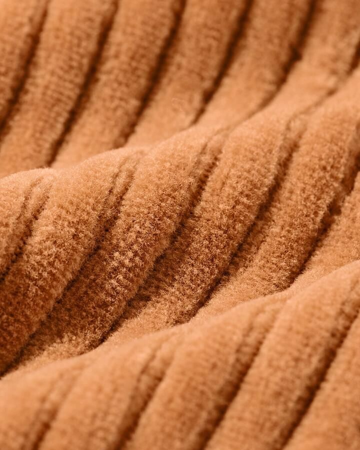 HEMA Newborn Broek Rib Velours Bruin (bruin)