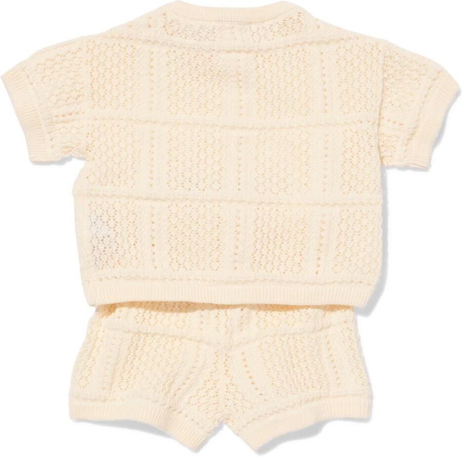 HEMA Newborn Kledingset Fijngebreid Ecru (ecru)