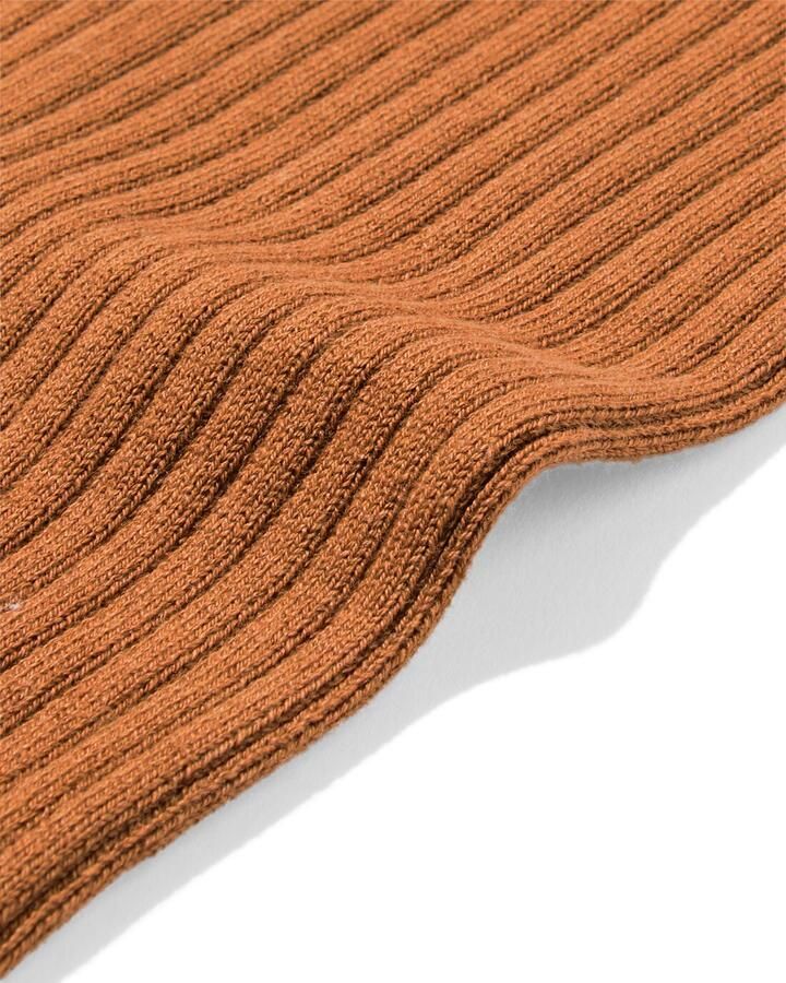 HEMA Newborn Legging Rib Bruin (bruin)