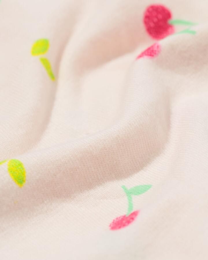 HEMA Newborn Meegroei Overslagromper Kersen Ecru (ecru)