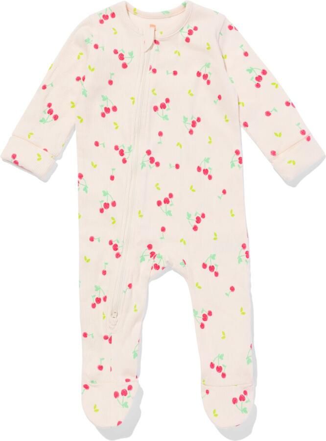 HEMA Newborn Meegroeiboxpakje Kersen Ecru (ecru) - Foto 2