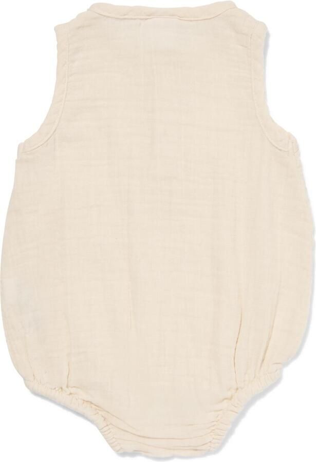 HEMA Newborn Romper Mousseline Ecru (ecru) - Foto 2