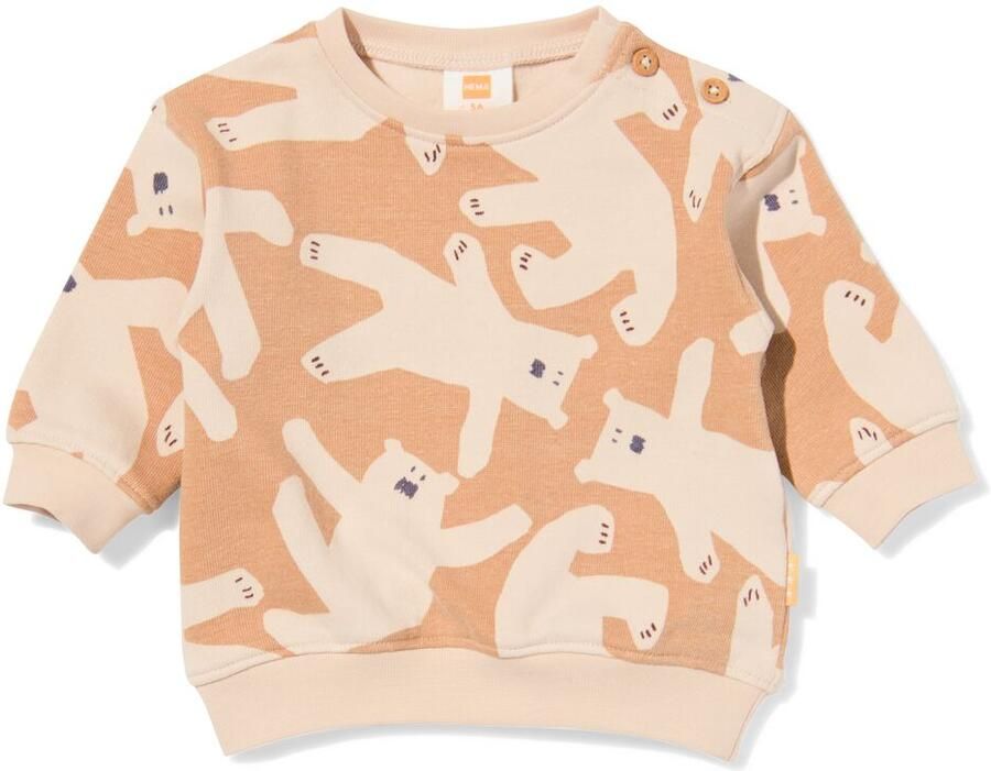 HEMA Newborn Sweater Beren Bruin (bruin) - Foto 3