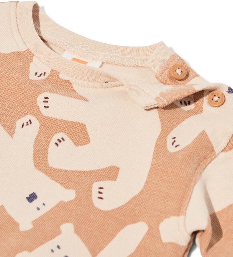 HEMA Newborn Sweater Beren Bruin (bruin)