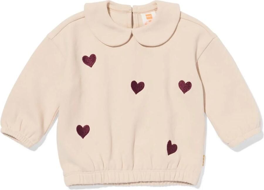 HEMA Newborn Sweater Hartjes Ecru (ecru) - Foto 2