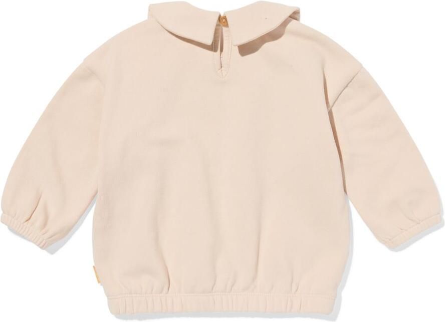 HEMA Newborn Sweater Hartjes Ecru (ecru)