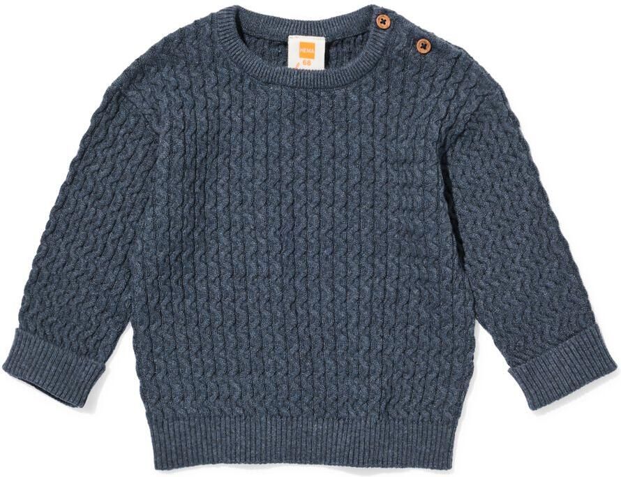 HEMA Newborn Trui Blauw (blauw) - Foto 2