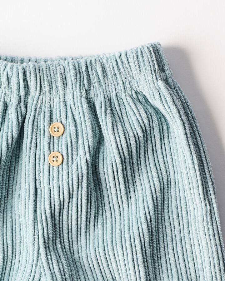 HEMA Newbornbroek Comfy Fit Rib Blauw - Foto 2