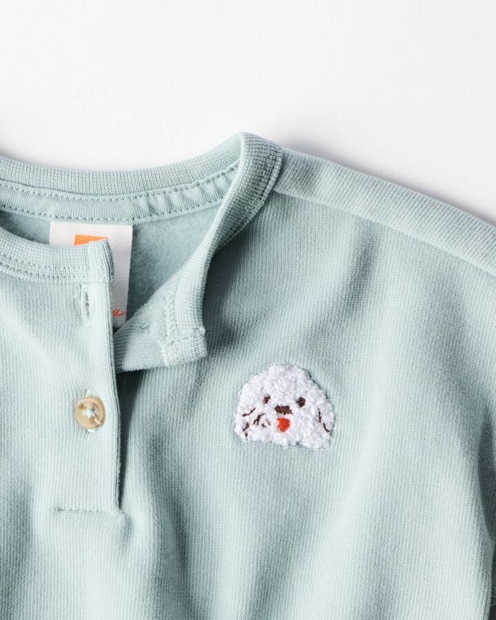 HEMA Newbornsweater Dieren Blauw - Foto 2