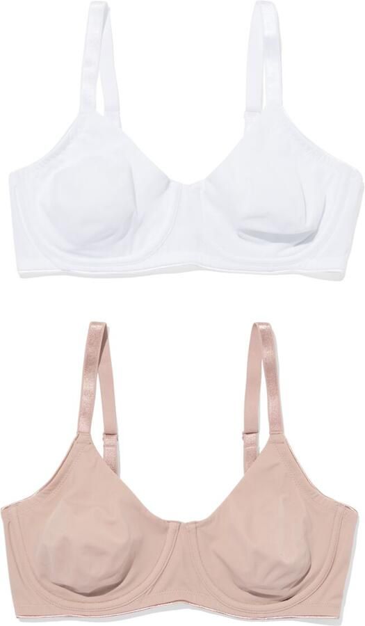 HEMA Niet Voorgevormde Bh Met Beugel E-F 2 Stuks Multi (multi) - Foto 3