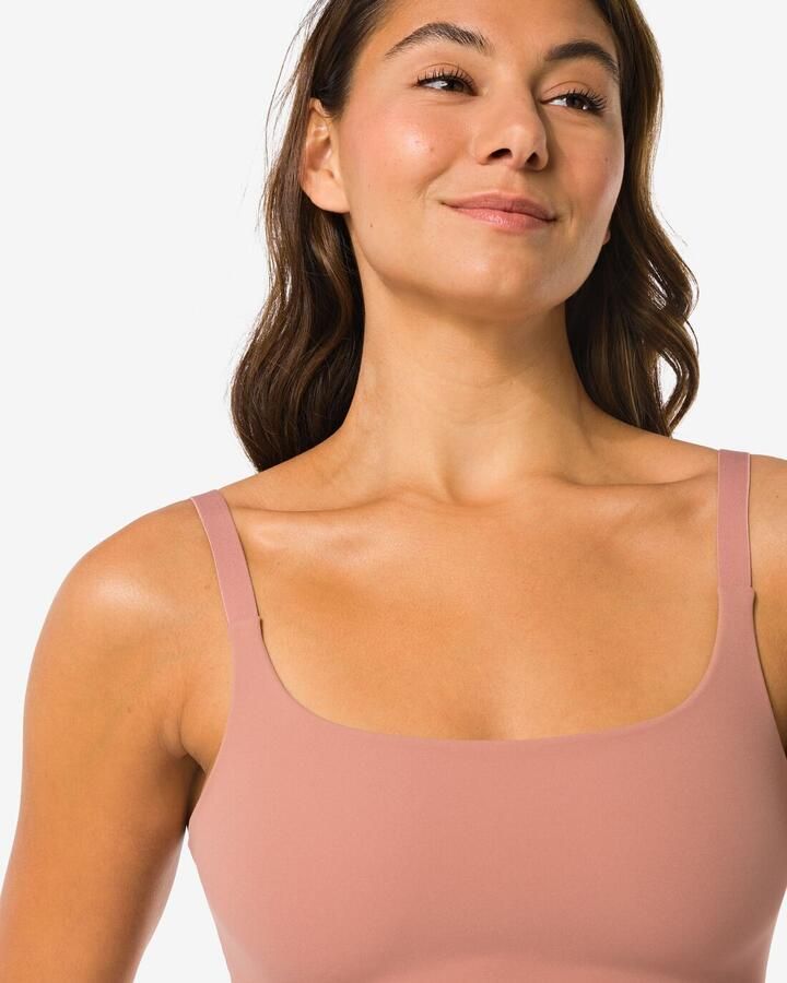 HEMA Niet Voorgevormde Top Zonder Beugel Ultimate Comfort Lichtbruin (lichtbruin) - Foto 2