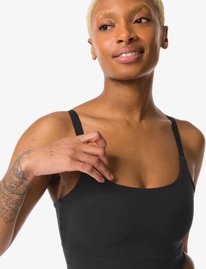 HEMA Niet Voorgevormde Top Zonder Beugel Ultimate Comfort Zwart (zwart) - Foto 2