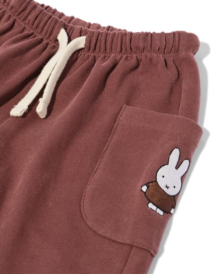 HEMA Nijntje Babybroek Comfy Fit Sweatstof Bruin (bruin) - Foto 2