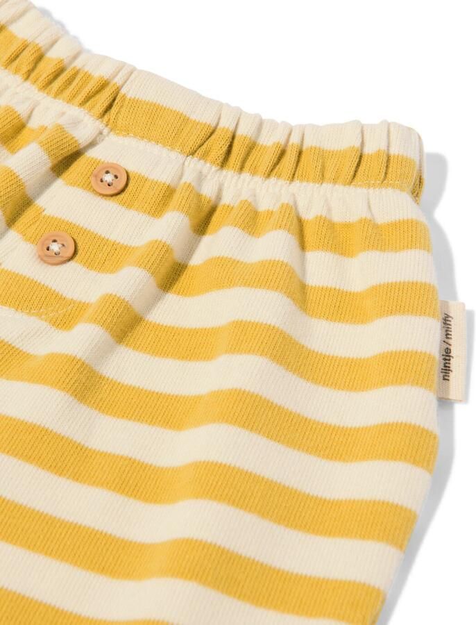 HEMA Nijntje Babybroek Comfy Fit Sweatstof Strepen Ecru (ecru) - Foto 2